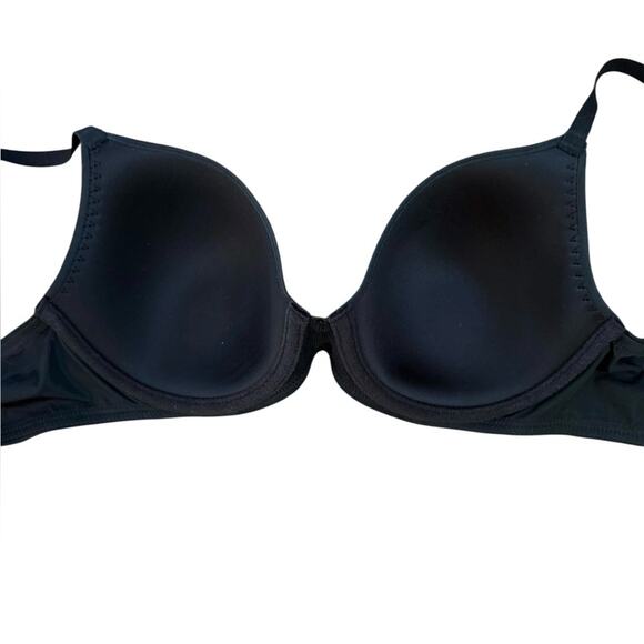 Natori 731338 Cloud Comfort Black Smoothing Tshirt Black Bra 34B - Picture 8 of 10